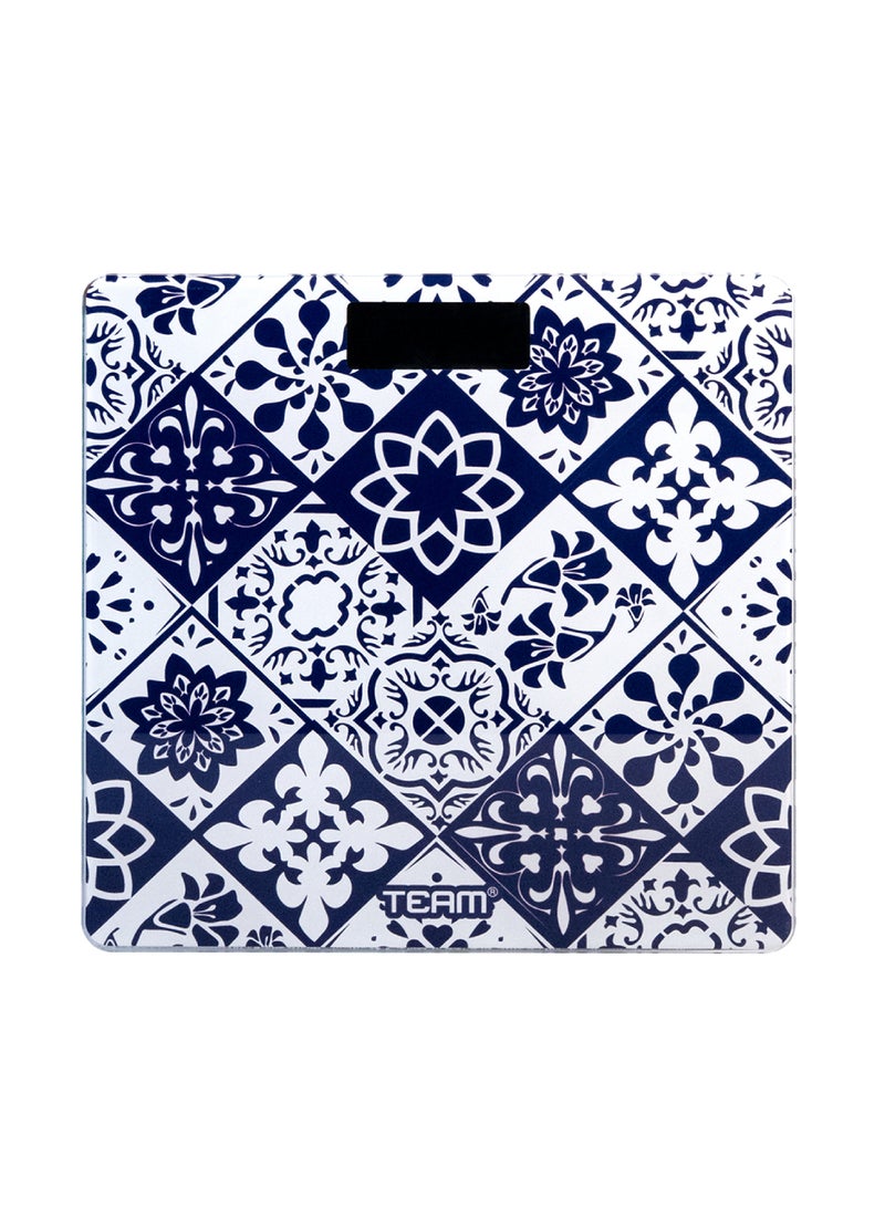 TEAM Digital Bathroom Scale – High Precision Strain Gauge, 180kg Capacity, LCD Display, Auto On/Off, Tempered Glass, AAA Battery Powered - Image 1